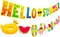 Hello Summer Banner Decorations Hello Summer Birthday Party Decorations Summer Pool Party Banner Decorations for Sun Signs Summer Birthday Beach Pool Party Bunting Garland Banner Decorations